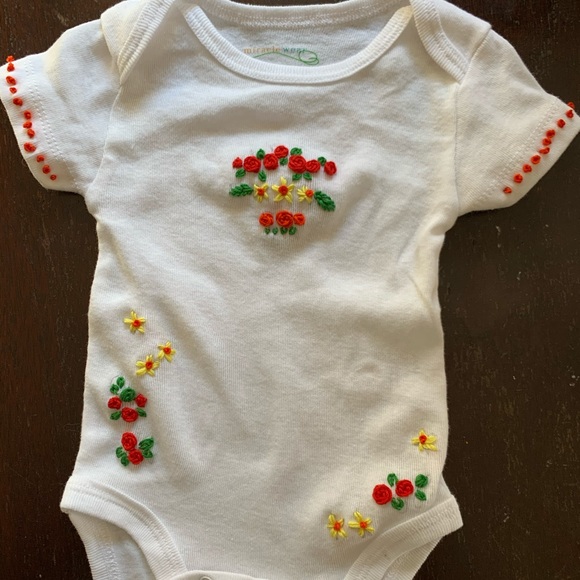 embroidered onesie